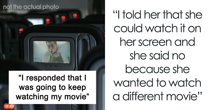 First-Time Flyer Asks If She's A Jerk For Refusing To Turn Off A Movie Because This Woman Didn't Want Spoilers