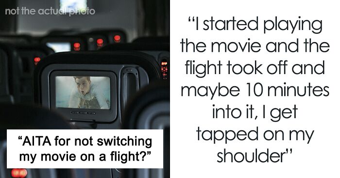 Woman Demands Another Plane Passenger Turn Off Her Movie So She Can Avoid Spoilers, Starts Acting Petty When She Refuses