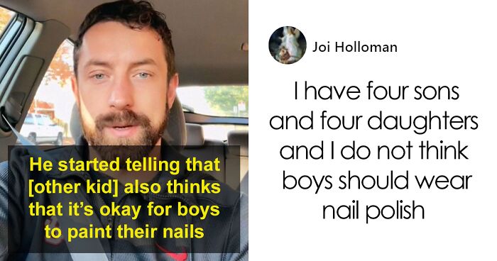 Little Boy Gets Picked On For Wearing Nail Polish, His Dad Shuts Down The Haters