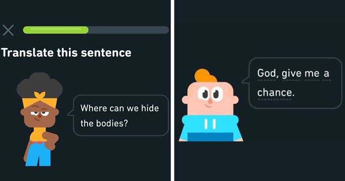 40 Of Duolingo’s Funniest And Most Random Translation Prompts, As Shared By This Twitter Account