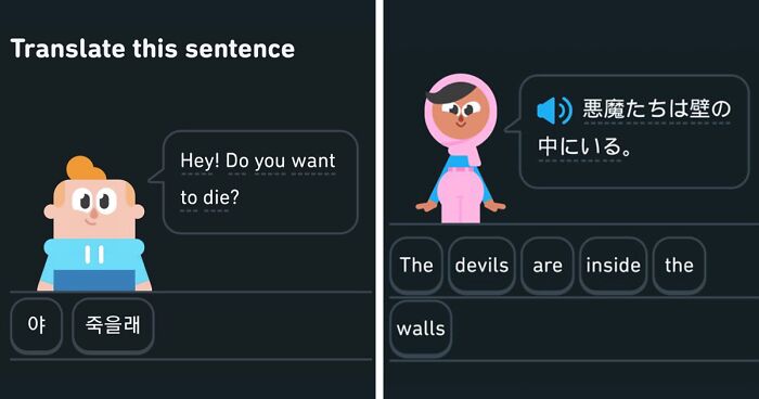 40 Of Duolingo’s Funniest And Most Random Translation Prompts, As Shared By This Twitter Account