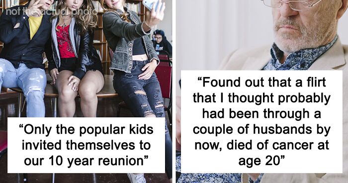 40 Teachers And Students Reveal The Most Surprising Transformations They’ve Seen From Former Classmates At School Reunions