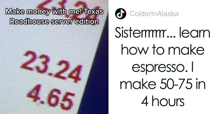 People Online Are Surprised To Learn How Much Server Gets In Tips, Especially When She Adds That It's A Slow Night