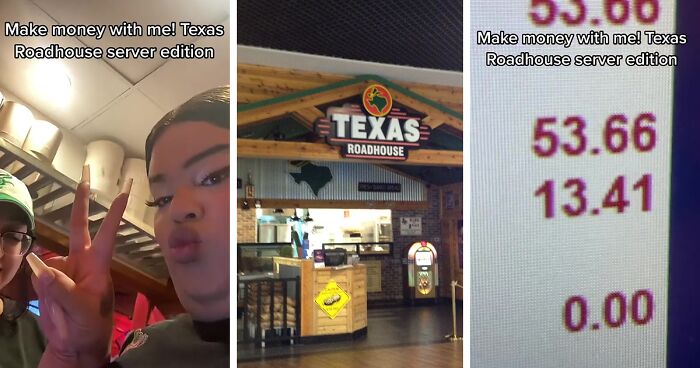 Texas Roadhouse Server Explains How She Made $61 Working 2 Tables For 3 Hours On A “Slow” Night