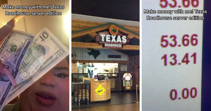 Now-Viral TikTok Video Shows Texas Roadhouse Server Documenting How Much She Earns In Tips Throughout The Night