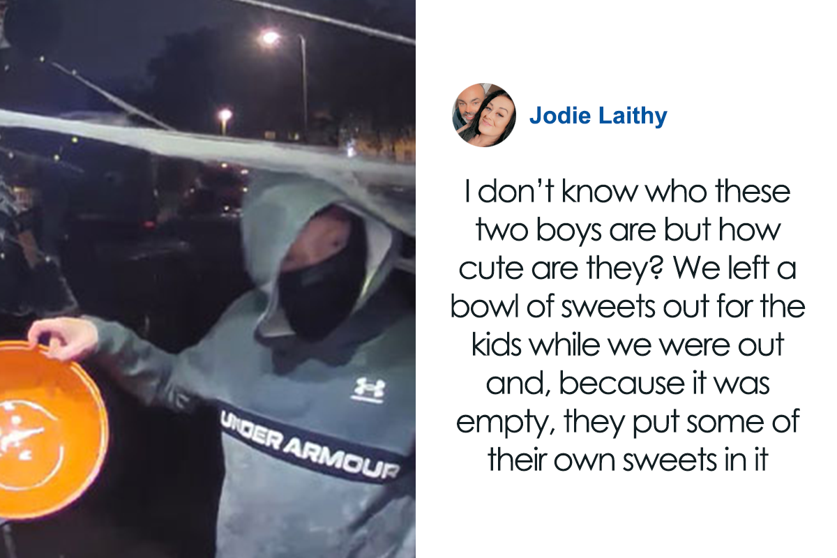Viral Video With Over 1M Views Shows Two Kids Leaving Candy In An Empty  Treat Bowl In A Heartwarming Act Of Kindness | Bored Panda