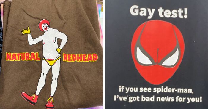 53 Of The Weirdest Shirts Found In Thrift Stores, As Shared On This Twitter Page