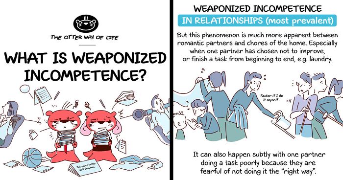 My Comic On How To Recognize And Handle Weaponized Incompetence