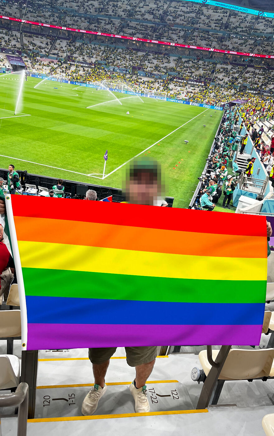 World Cup Fans Are Sneaking Rainbow Flags Into The Qatar World Cup