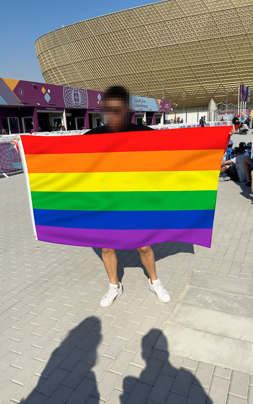 World Cup Fans Are Sneaking Rainbow Flags Into The Qatar World Cup