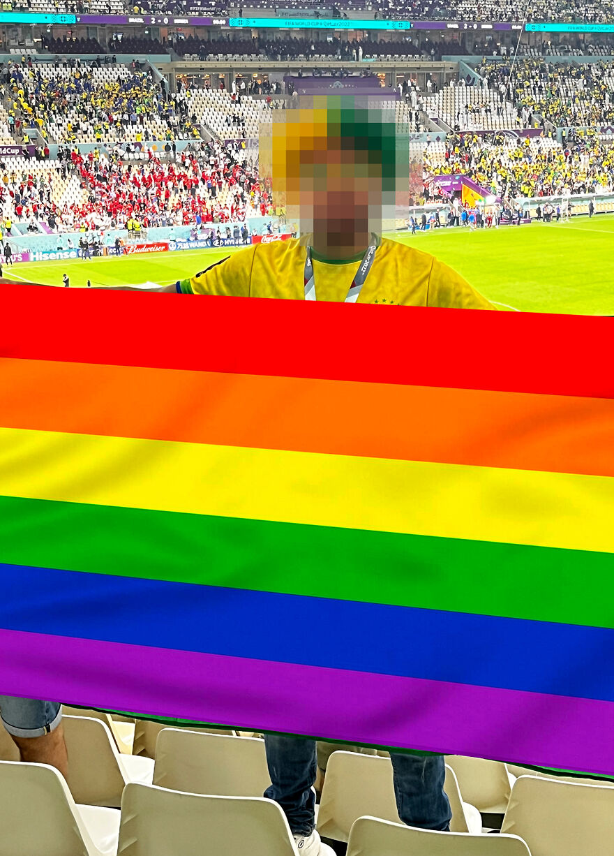 World Cup Fans Are Sneaking Rainbow Flags Into The Qatar World Cup