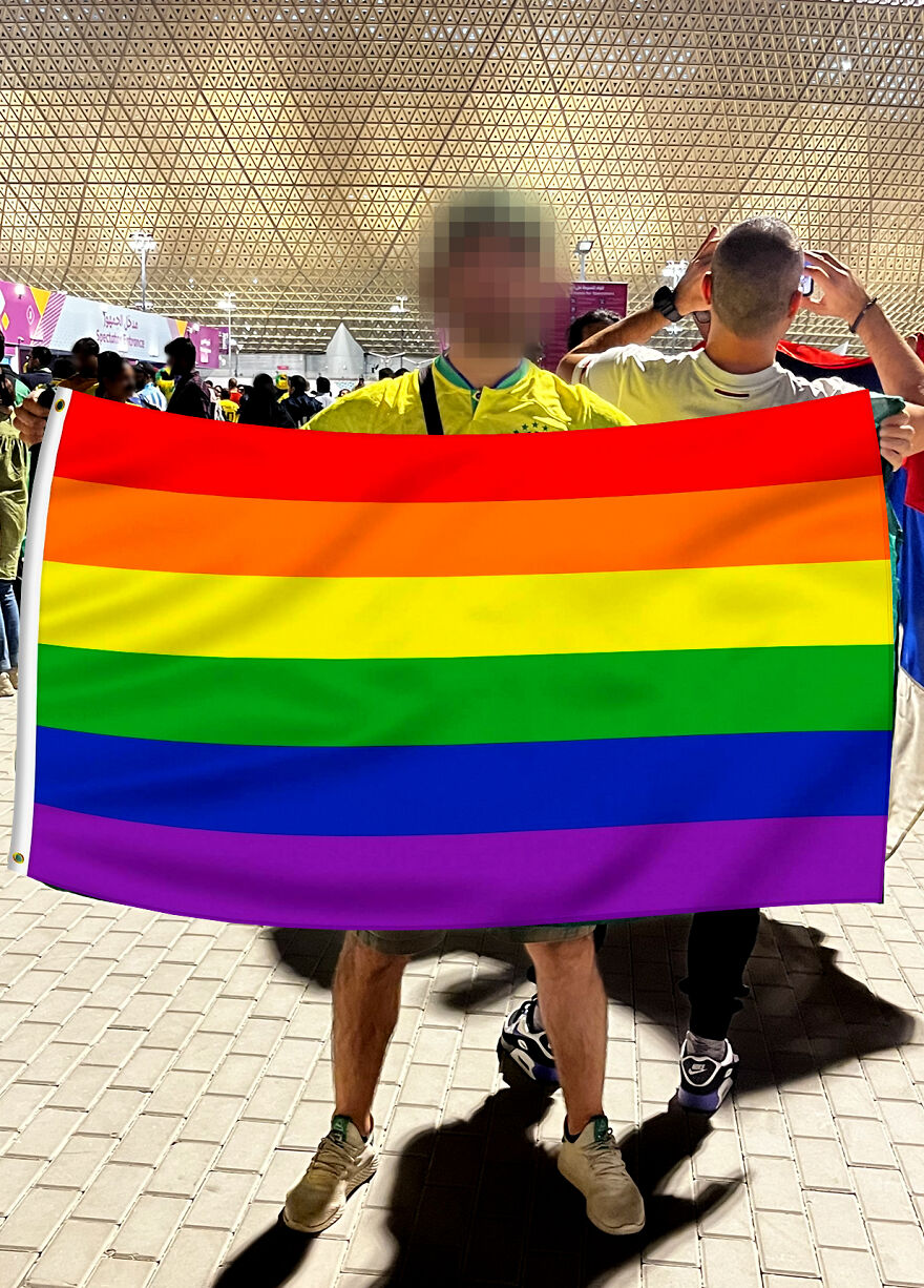 World Cup Fans Are Sneaking Rainbow Flags Into The Qatar World Cup