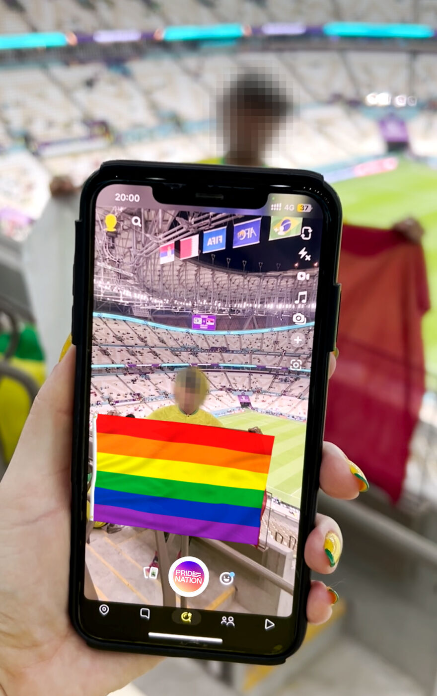 World Cup Fans Are Sneaking Rainbow Flags Into The Qatar World Cup