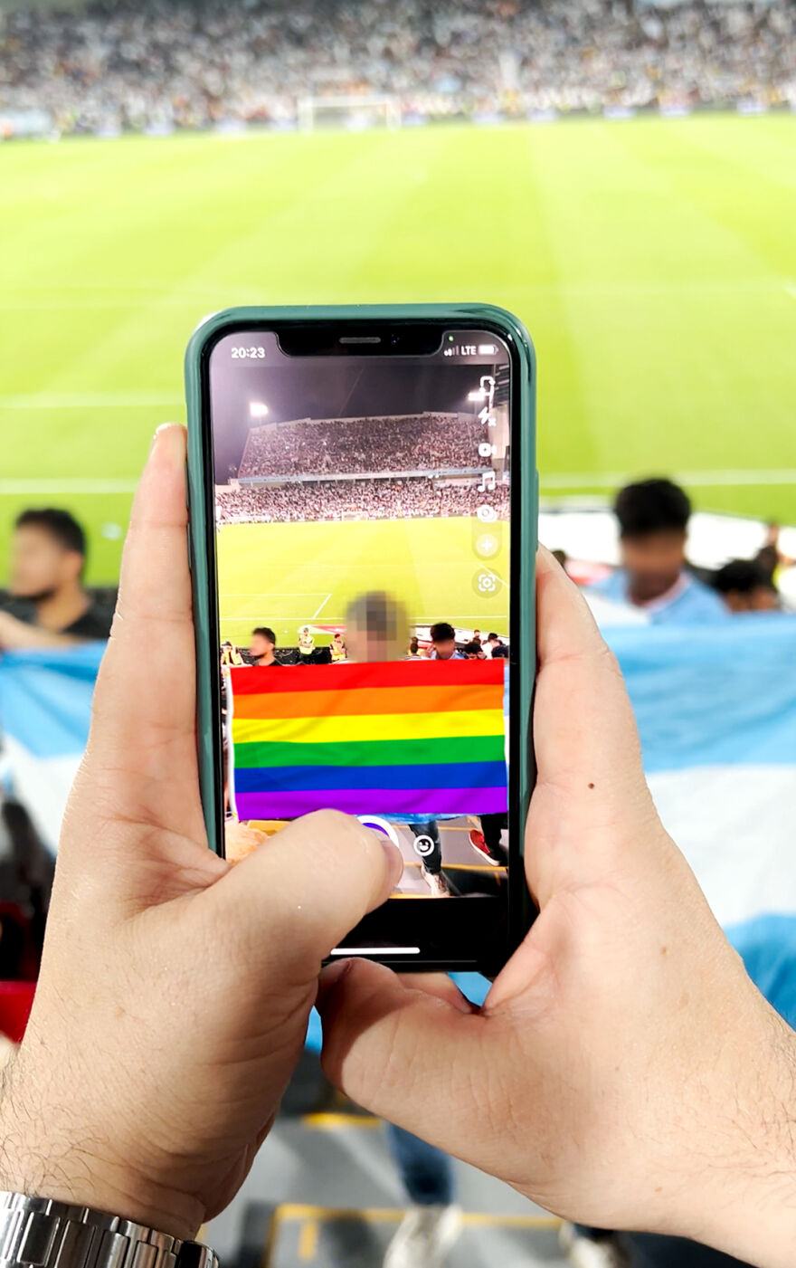 World Cup Fans Are Sneaking Rainbow Flags Into The Qatar World Cup