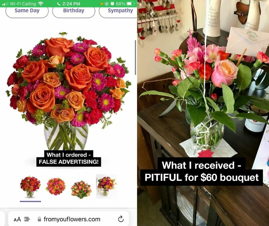 5 Flower Arrangements That Disappointed Customers