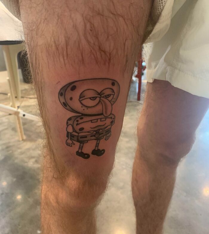 SpongeBob Tattoo I Got Recently