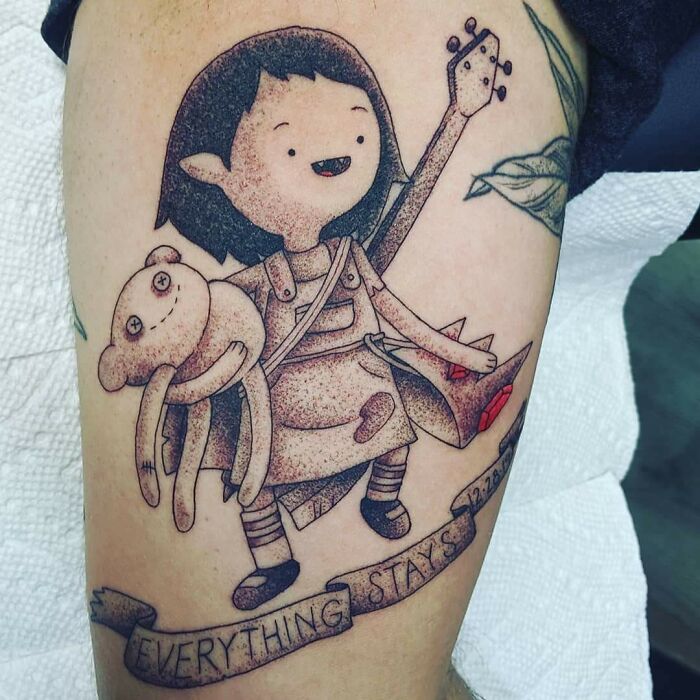 Marceline From Adventure Time By Kyle Downs At Old Friends Tattoo In Rochester, NY