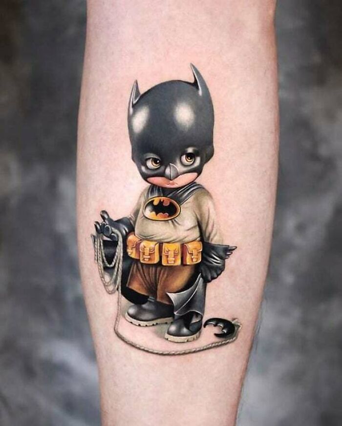 BATMAN  The Animated Series Tattoo I    The Bat Comes Out Tonight   Jed Thomas  