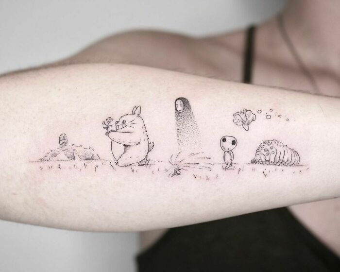 130 Cartoon Tattoo Ideas Inspired By All Time Favorite Animated Shows Bored Panda