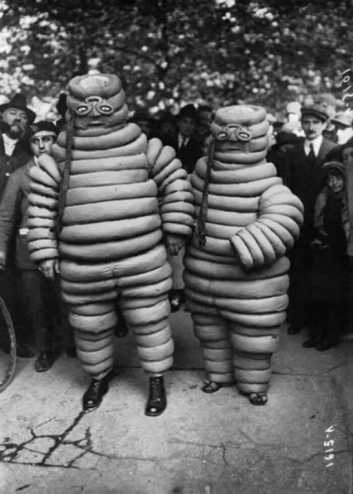 Dressed As The Michelin Man, Pre -1920s