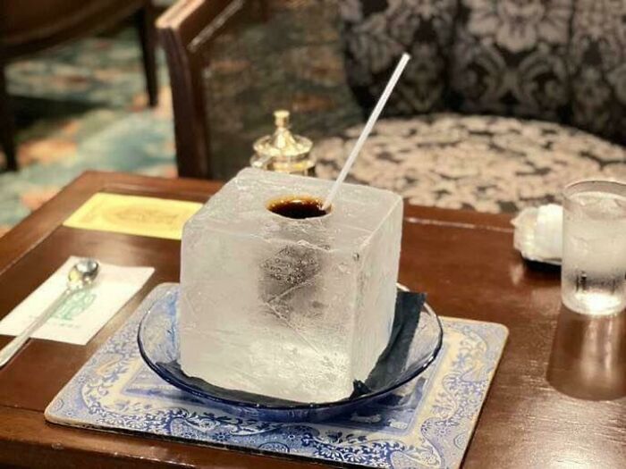 When You Order “Ice” Coffee