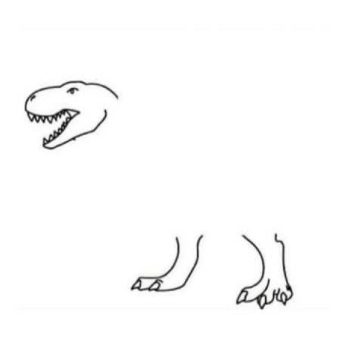 How to Draw the Google Dinosaur No Internet Game! - Step by step drawing 