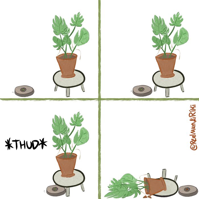 I Made 7 Comics About Living With Plants And I Wanted To Share Them With You