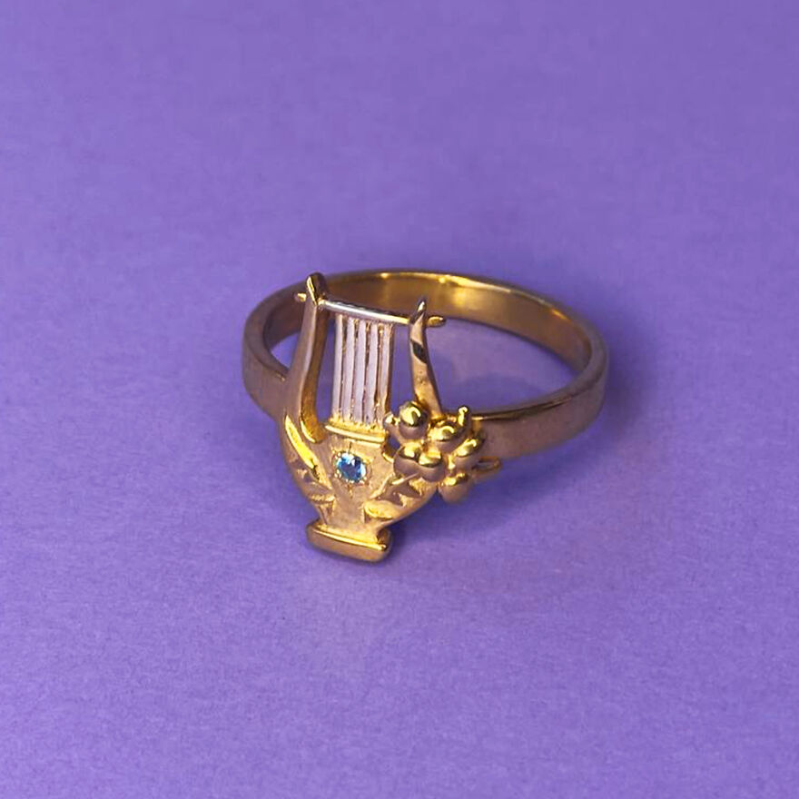 Genshin Impact- Venti-Inspired Lyre Ring