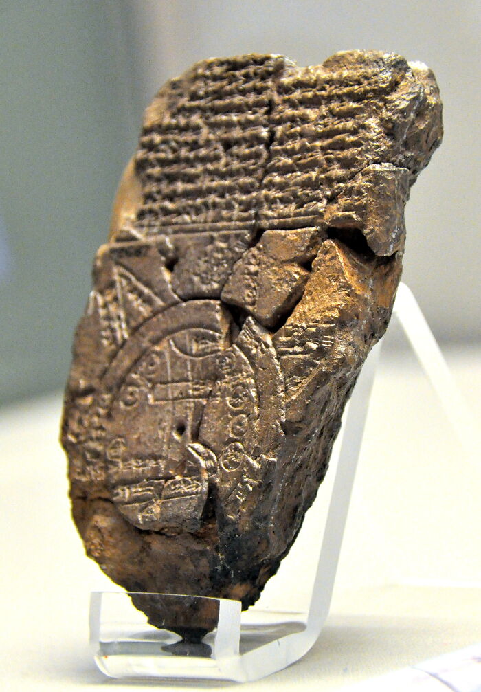 Map Of The World From Sippar Mesopotamia Iraq 6th Century BCE The British Museum 63a17d15bc23c  700 
