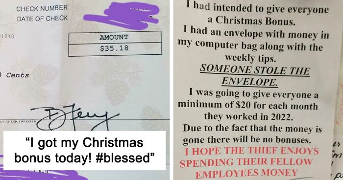 42 Pics Of Absurd Christmas Bonuses That Are Worse Than Nothing (New Pics)