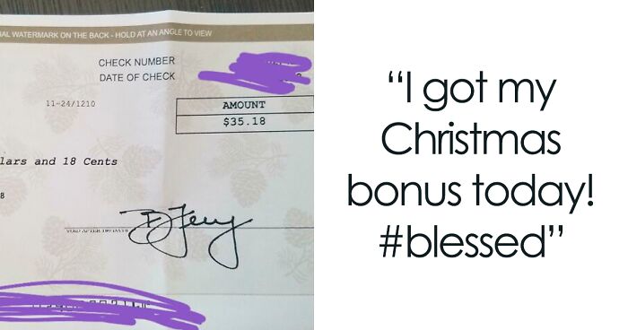 42 Times People Received Absurd Holiday Bonuses That They Just Had To Share With Others (New Pics)