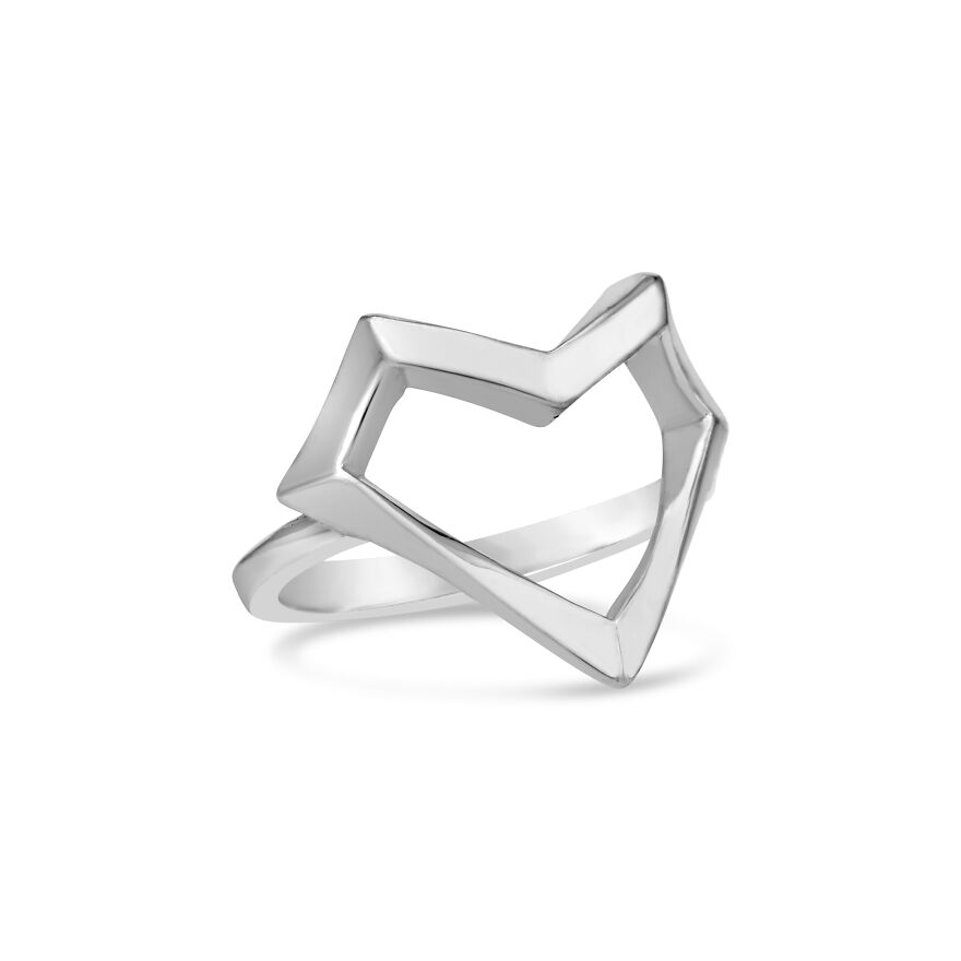 League Of Legends- Kda Evelynn Heart Ring, Silver