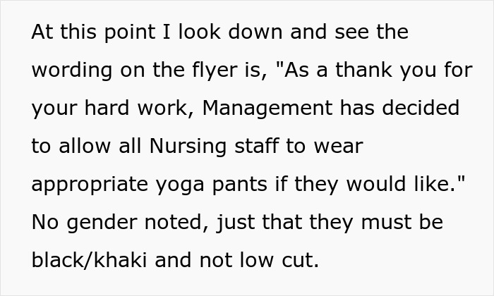 Male Nurse Maliciously Complies With Management's Gender-Biased Dress Code, Gets Them To Change It