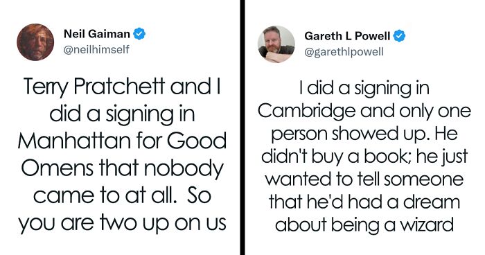 25 Famous Authors Share Their Worst Moments After This New Author Opened Up About How Only 2 People Showed Up To Her Book Signing