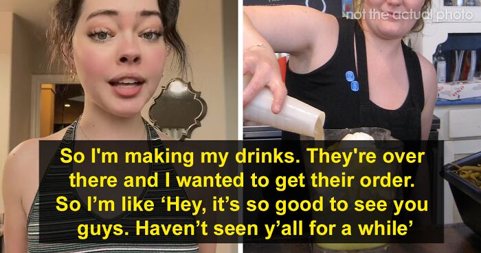 People Are Cracking Up At This Story Of A Bartender Who Accidentally Exposed A Cheating Customer Because Of Her Poor Eyesight