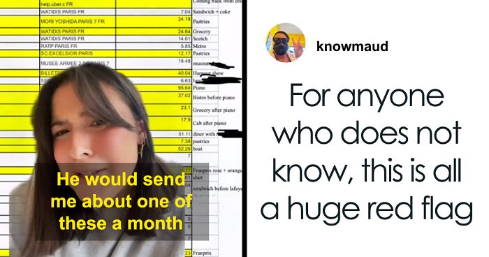 Woman Reveals How Her Ex Tracked Every Dollar He Spent On Her In A Spreadsheet And Asked For Reimbursement Each Month