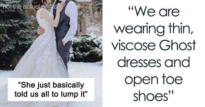 Bride Expects Her Bridesmaids To Withstand -4ºC In Thin Dresses, Drama Ensues