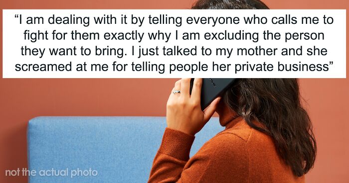 Woman Ponders Whether She's The Bad Guy For Not Allowing Her Polyamorous Parents' Throuple Partner To Be A Guest At Her Own Wedding