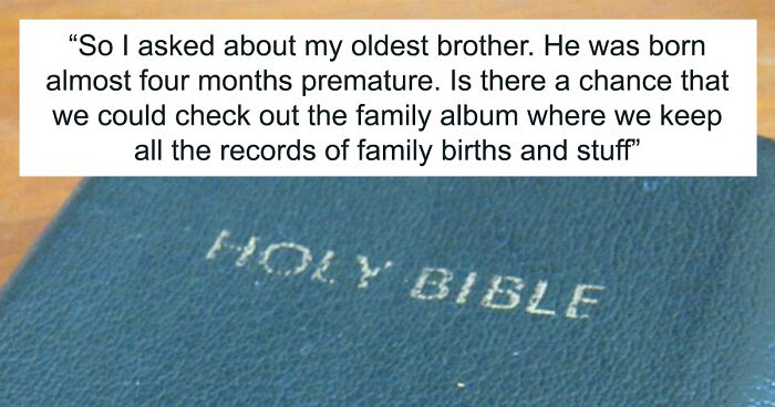 Man Ponders “AITA For Bringing Up My Brother’s ‘Premature’ Birth At Christmas Dinner To Get My Parents To Shut Up?”