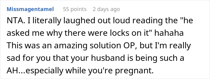 "Am I The Jerk For Buying A Separate Fridge For Our Garage And Putting A Lock On It To Keep My Husband Out?"