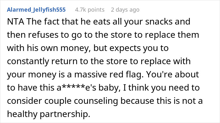 "Am I The Jerk For Buying A Separate Fridge For Our Garage And Putting A Lock On It To Keep My Husband Out?"