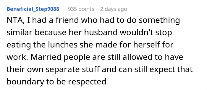 "Am I The Jerk For Buying A Separate Fridge For Our Garage And Putting A Lock On It To Keep My Husband Out?"