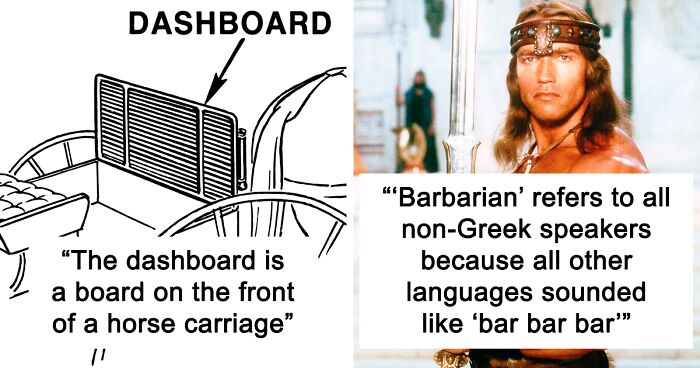 People Share 45 Of The Wildest And Most Interesting Etymologies You Probably Didn't Know