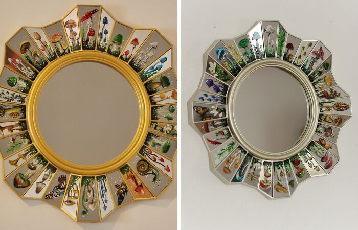 I Transform Mirrors Into Unique Works Of Art (27 Pics)