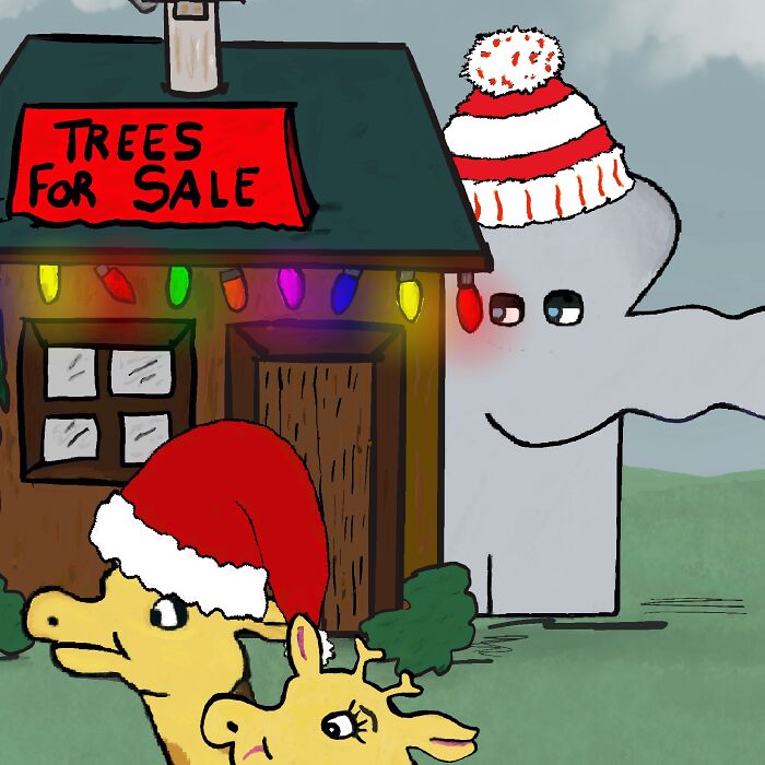 My Enormously Funny Cartoons For This Christmas Season (15 Pics)