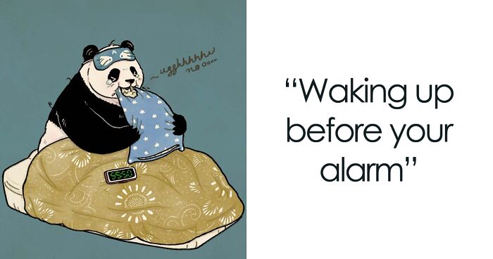 I Create Illustrations Of A Middle-Aged Panda, And Here Are 22 That You Might Find Very Relatable