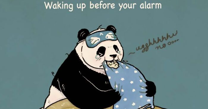 I Created These Panda Illustrations To Depict My Daily Life Struggles (22 Pics)