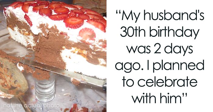 “I Was Blamed For My Miscarriage”: Man Leaves Wife Alone To Celebrate Birthday With His Family That Is Mean To Her, Wife Eats His Entire Birthday Cake