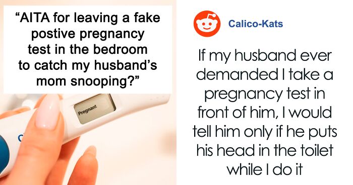 Woman Proves MIL Is Snooping By Leaving A Fake Pregnancy Test In Her Room, Starts Major Family Drama