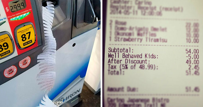 People Share 50 Times They Found A Hidden Message Or Something Funny On A Receipt